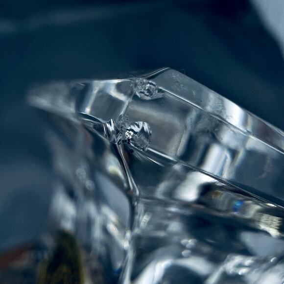 Val St Lambert Crystal Laslo Metropolis Candlestick Candle Holder Glass Decor - Picture 10 of 15